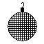 symbole boule à facettes