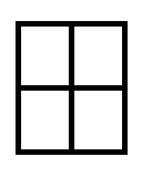 symbole cadre pour projecteurs